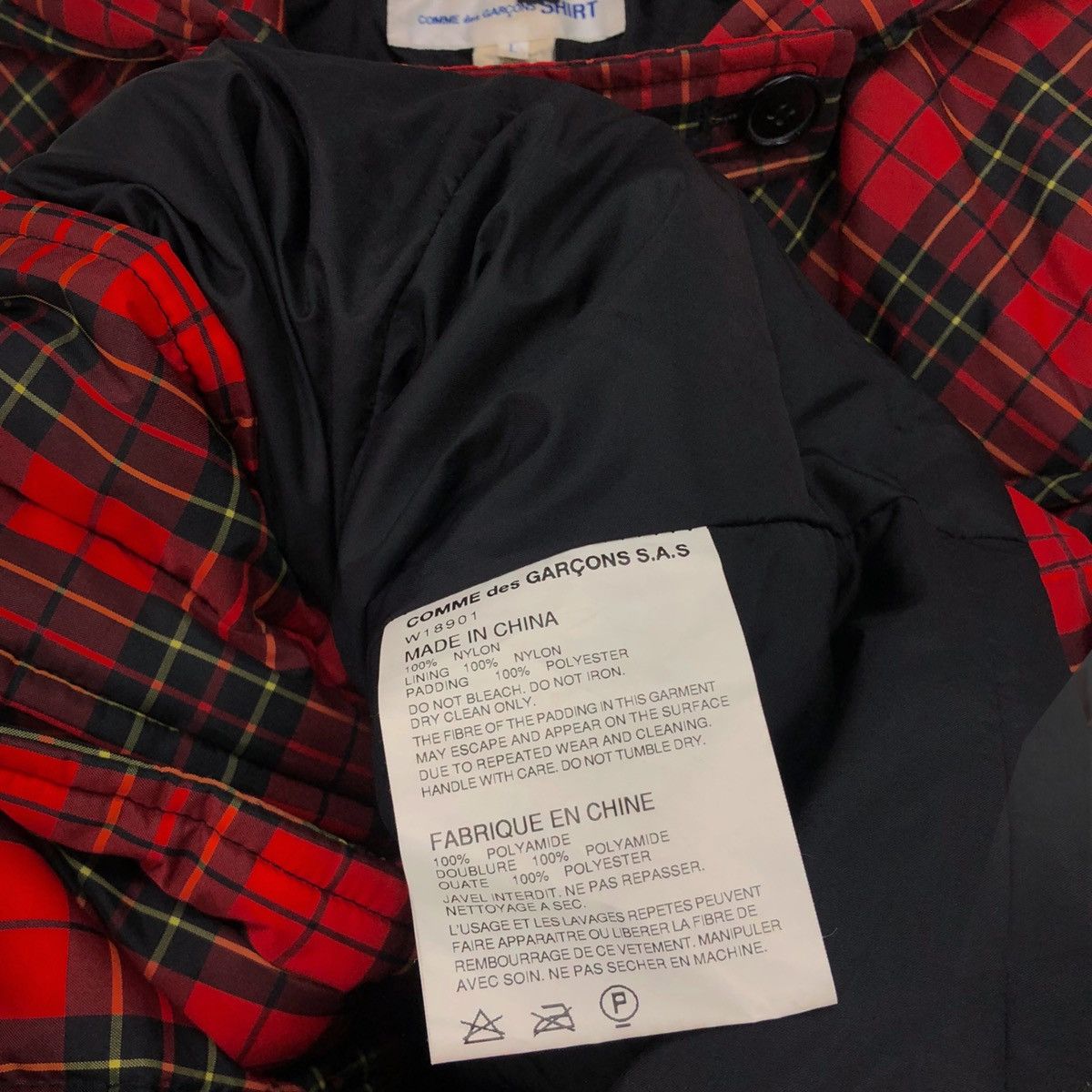 Comme des Garcons Hooded Taffeta Duffle Jacket - W18901 Size US L / EU 52-54 / 3 - 4 Thumbnail