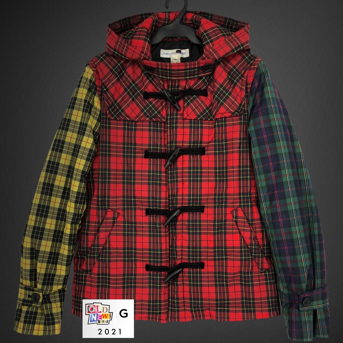 Comme des Garcons Hooded Taffeta Duffle Jacket - W18901 Size US L / EU 52-54 / 3 - 1 Thumbnail