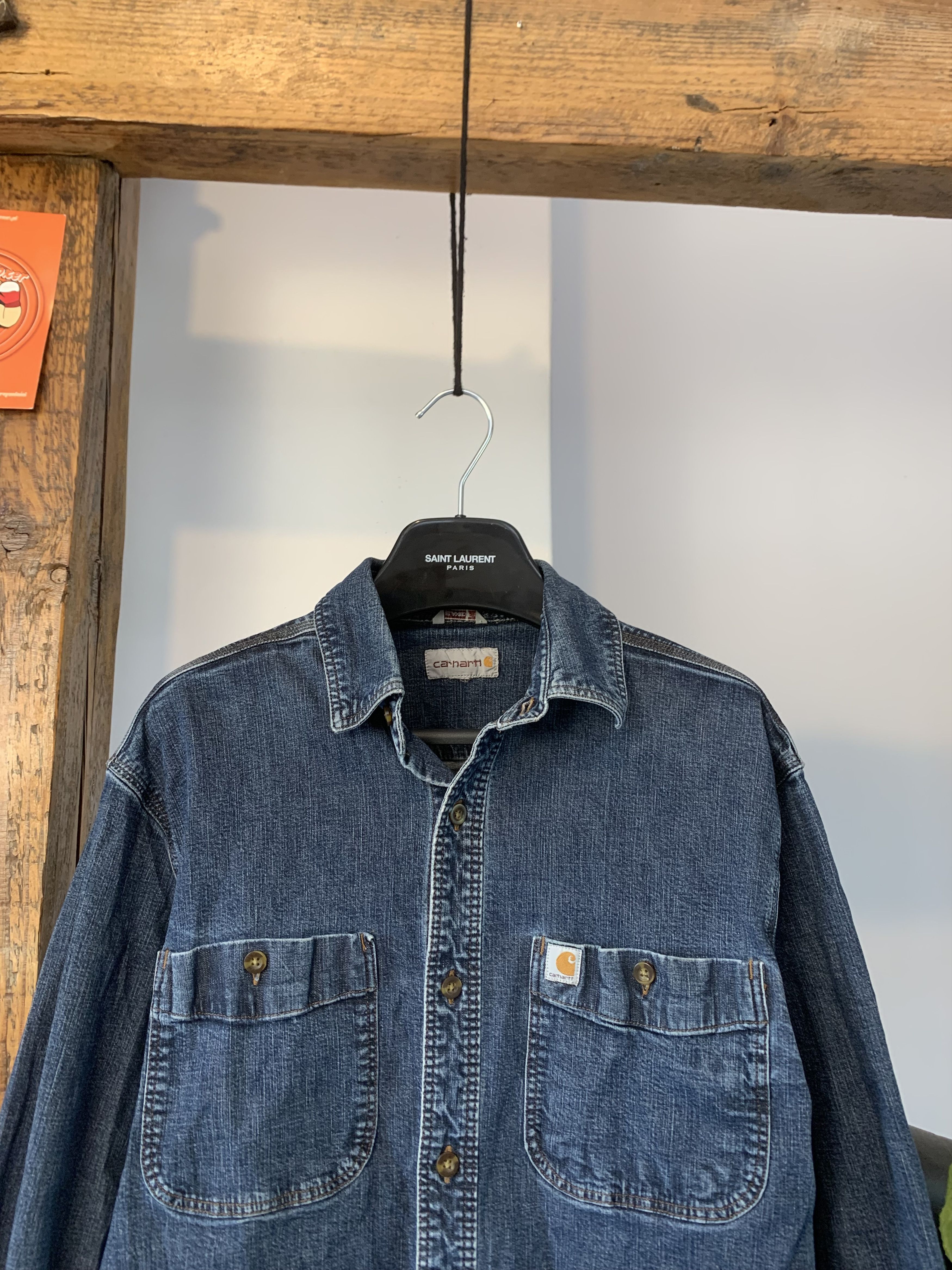 Carhartt × OAMC Carhartt Two Pocket Denim Shirt Size US M / EU 48-50 / 2 - 3 Thumbnail