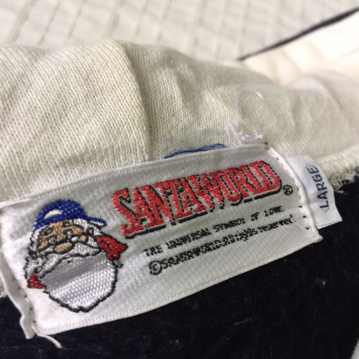Japanese Brand Rare Vintage 1984 Santaworld Zipper Hoodie made in Japan Size US L / EU 52-54 / 3 - 6 Thumbnail