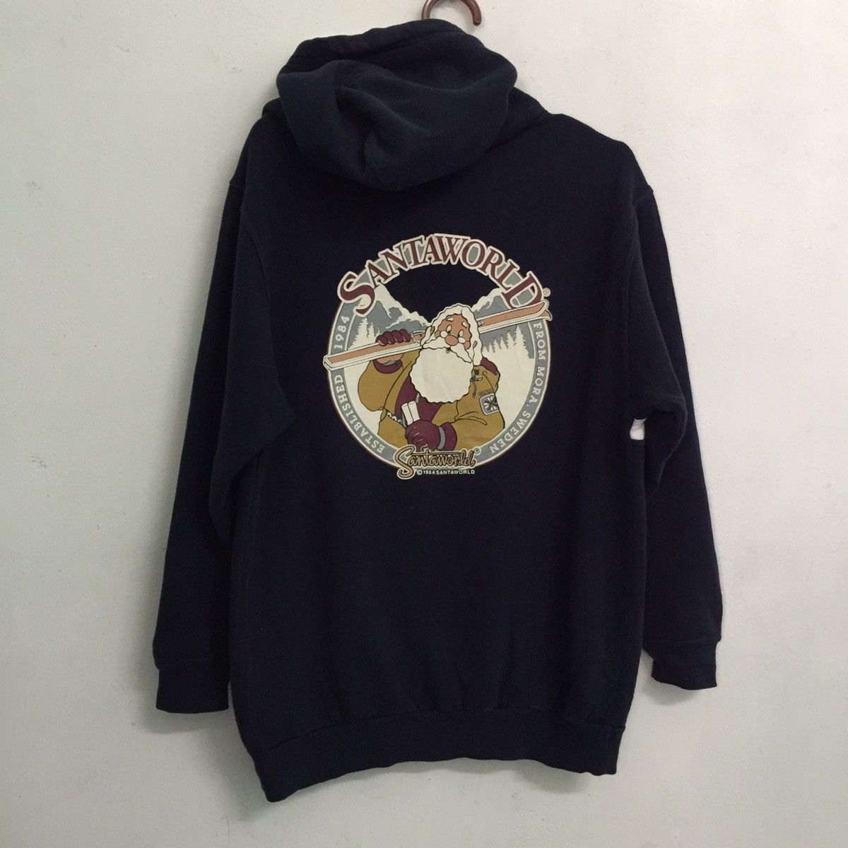 Japanese Brand Rare Vintage 1984 Santaworld Zipper Hoodie made in Japan Size US L / EU 52-54 / 3 - 2 Thumbnail