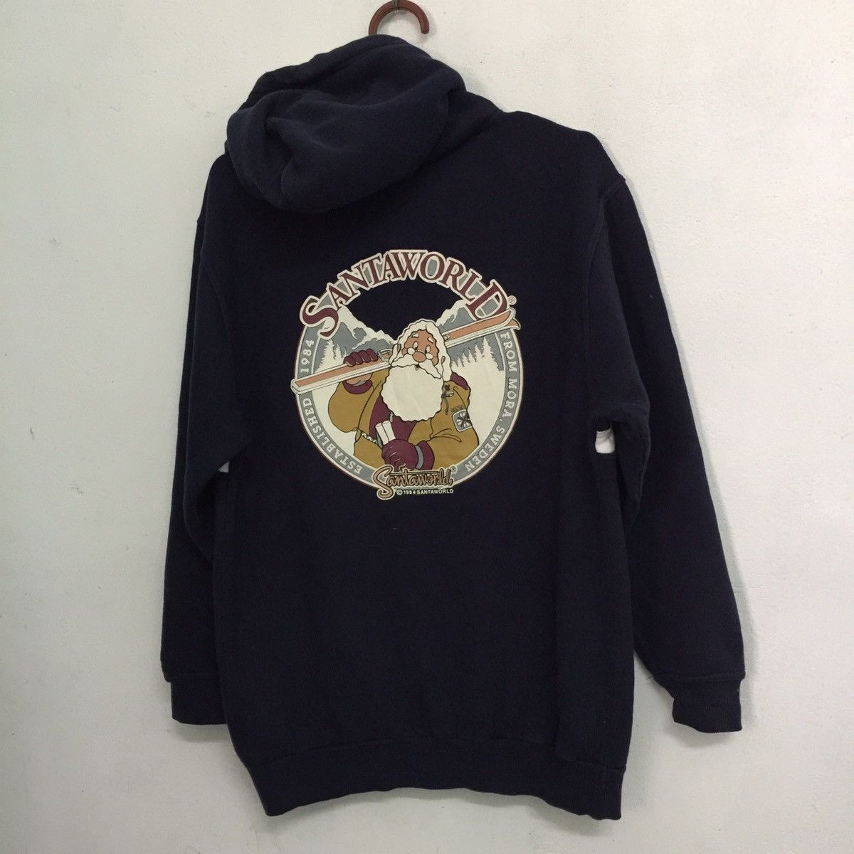 Japanese Brand Rare Vintage 1984 Santaworld Zipper Hoodie made in Japan Size US L / EU 52-54 / 3 - 3 Thumbnail