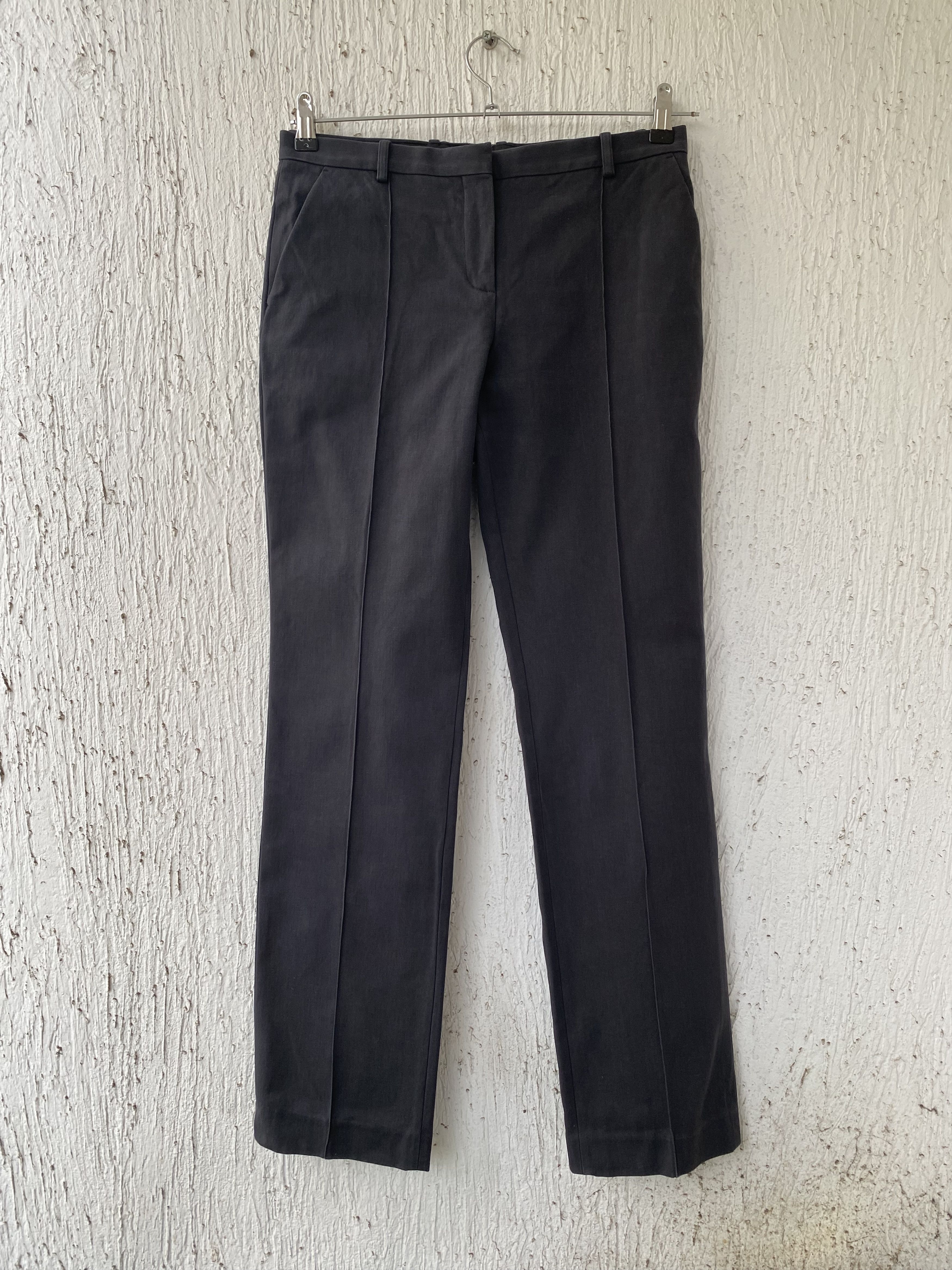 Celine grey cotton canvas trousers Size US 30 / EU 46 - 1 Thumbnail
