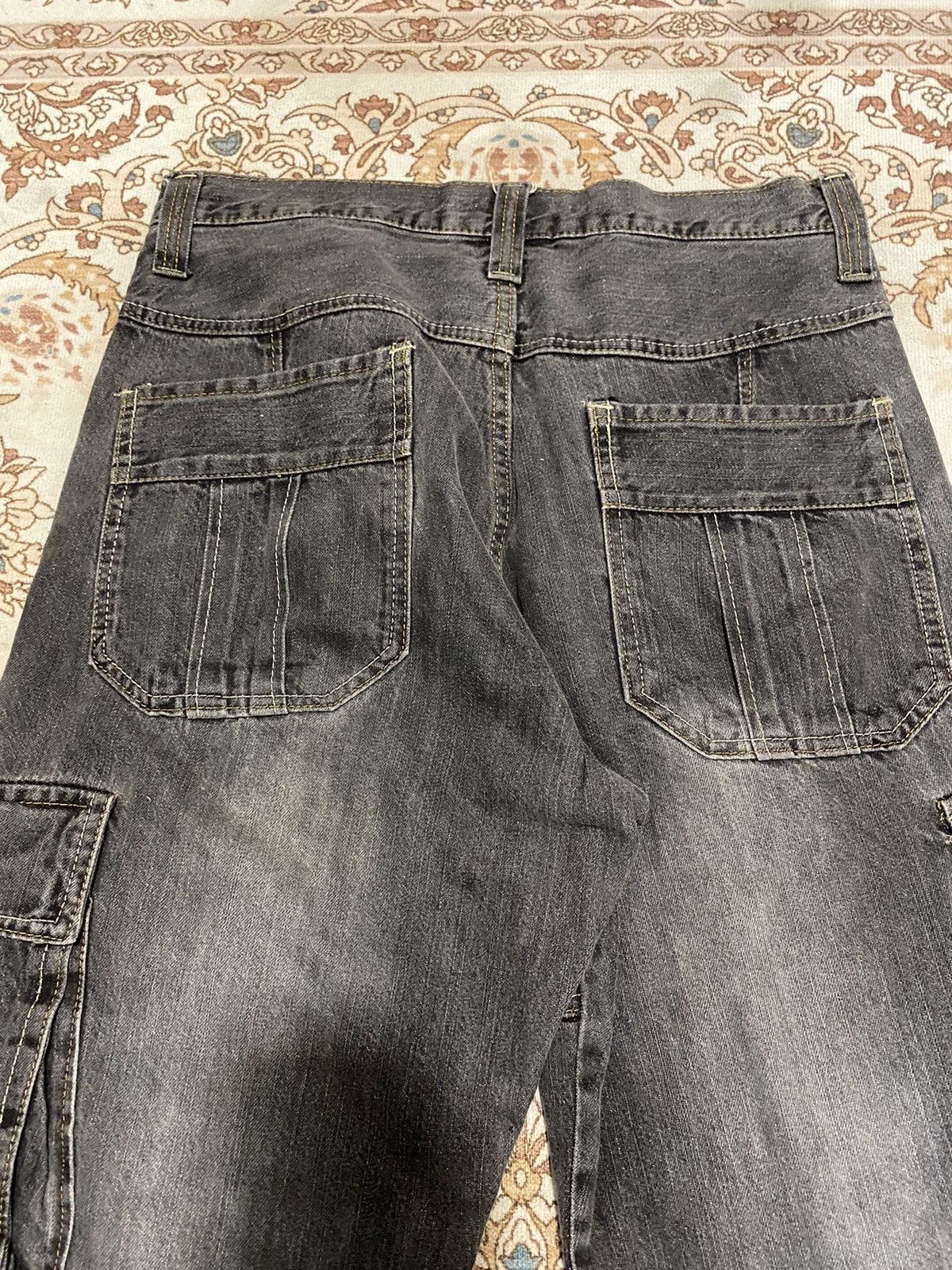 Japanese Brand Vintage Piko Baggy Cargo Jeans Size US 33 - 8 Thumbnail