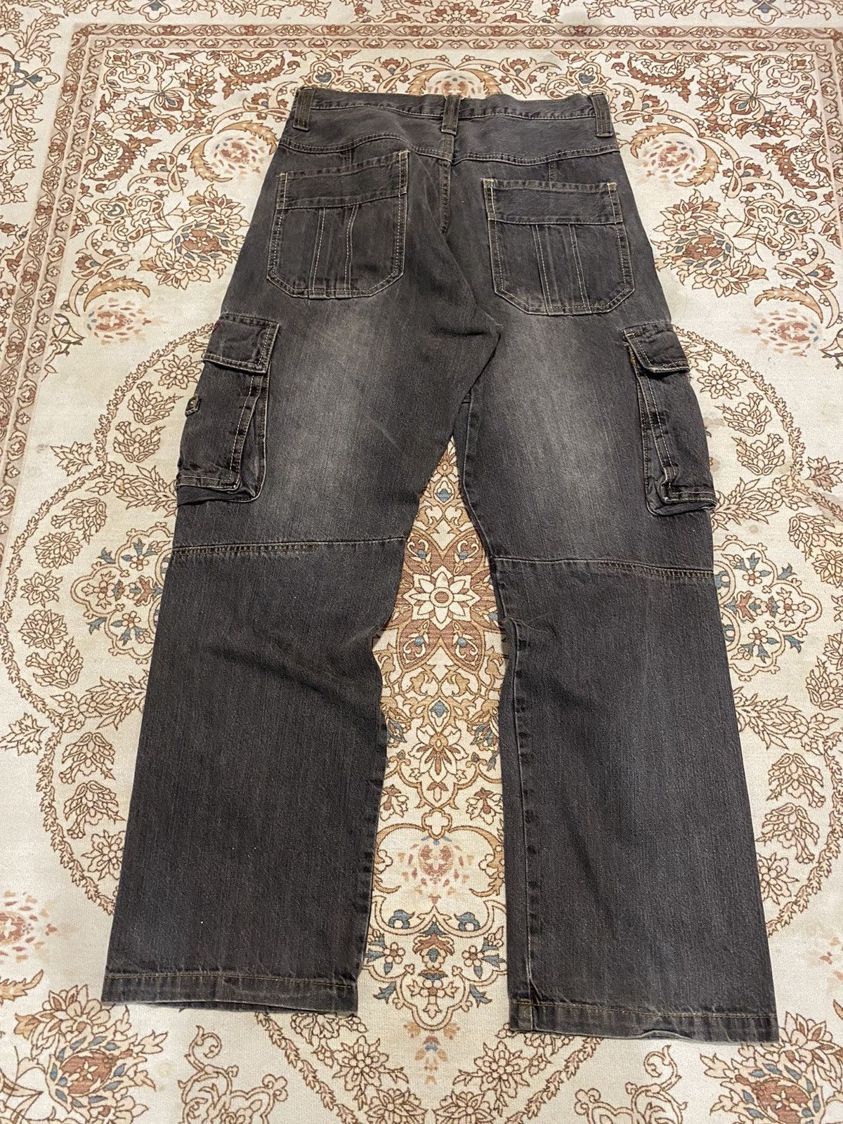 Japanese Brand Vintage Piko Baggy Cargo Jeans Size US 33 - 7 Thumbnail