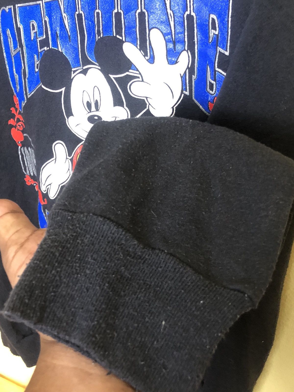 Mickey Mouse × Tultex × Vintage Vtg 80s Mickey Mouse California material 50/50 made in USA Size US L / EU 52-54 / 3 - 8 Thumbnail