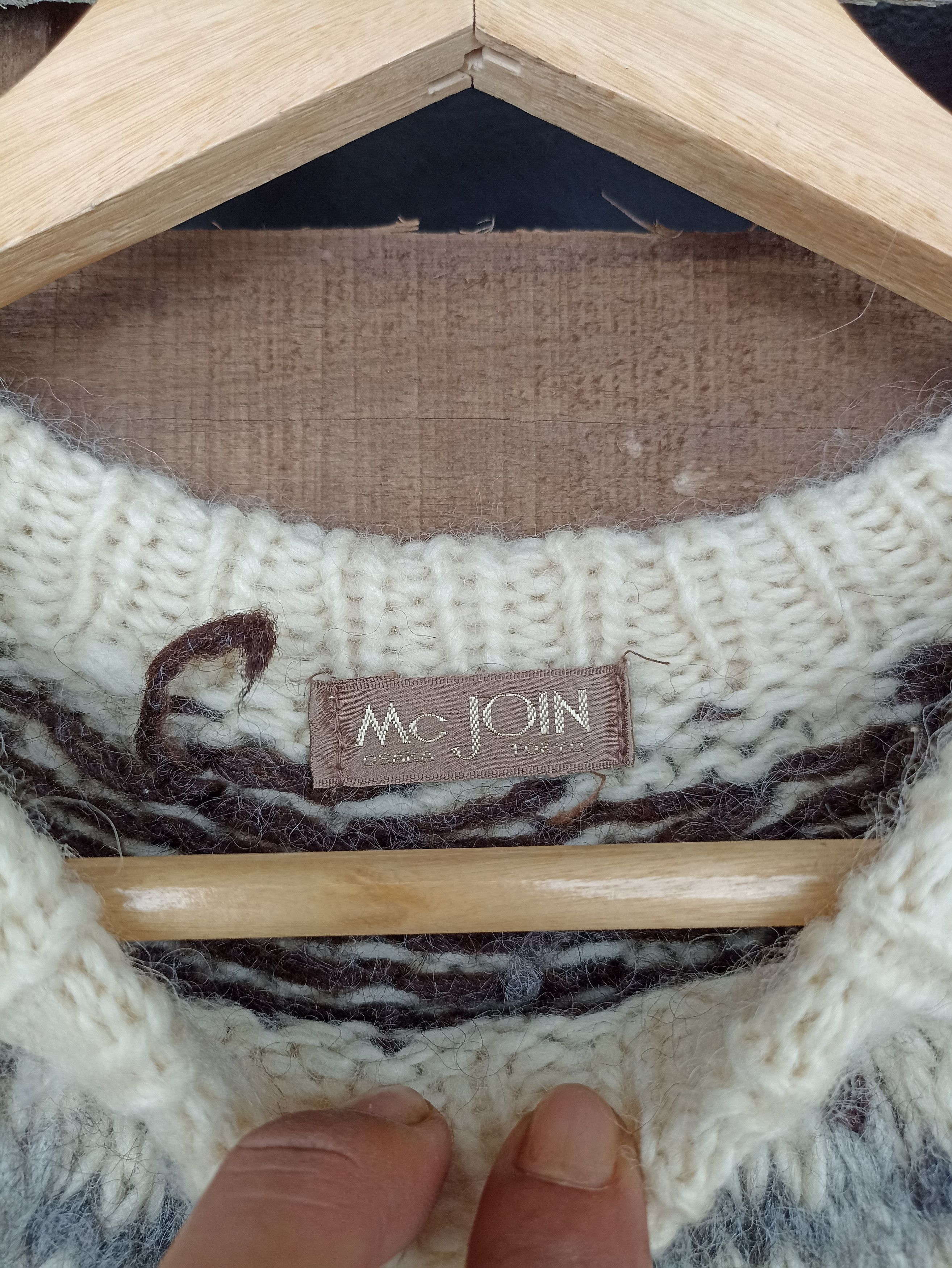 Japanese Brand × Other × Vintage Vintage Mc Join Knitwear Mohair Sweater Size US M / EU 48-50 / 2 - 7 Thumbnail
