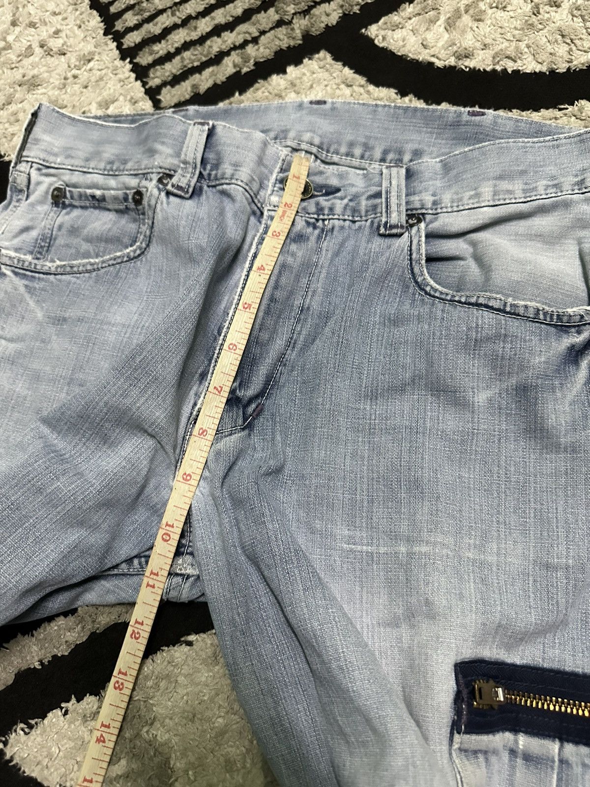Levi's 32x26 Vintage levi’s cargo blue denim pants Size US 32 / EU 48 - 15 Thumbnail