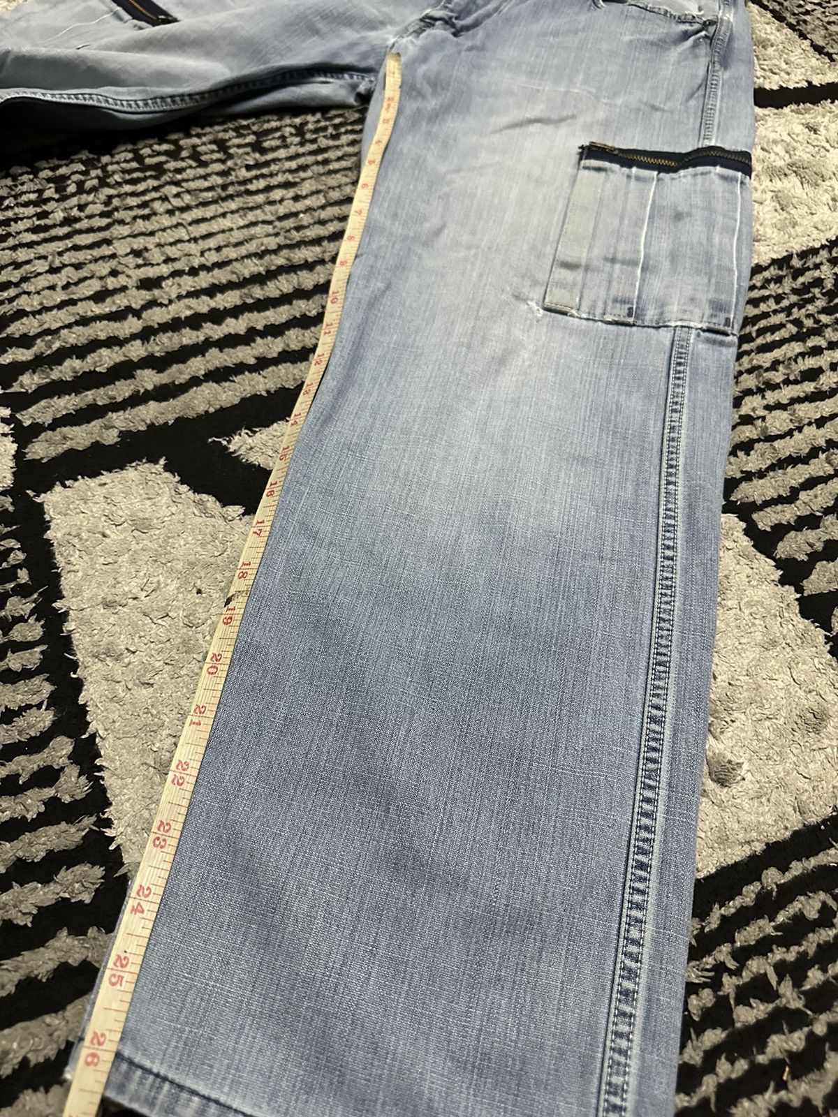 Levi's 32x26 Vintage levi’s cargo blue denim pants Size US 32 / EU 48 - 11 Thumbnail