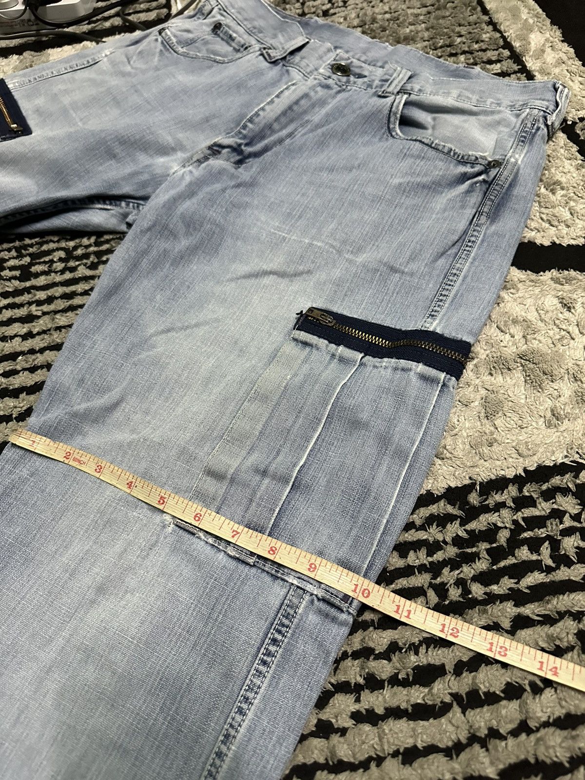 Levi's 32x26 Vintage levi’s cargo blue denim pants Size US 32 / EU 48 - 13 Thumbnail