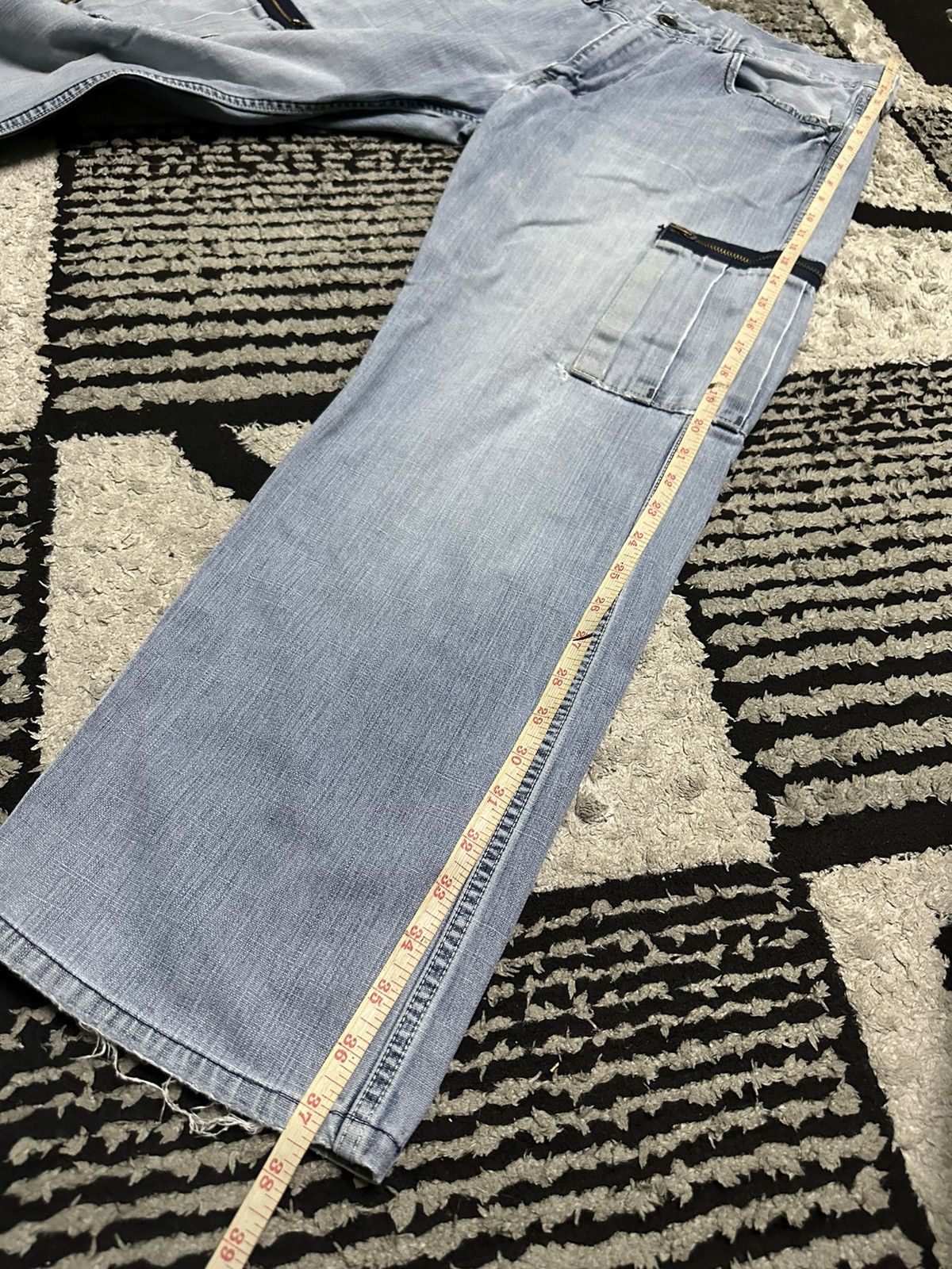 Levi's 32x26 Vintage levi’s cargo blue denim pants Size US 32 / EU 48 - 10 Thumbnail