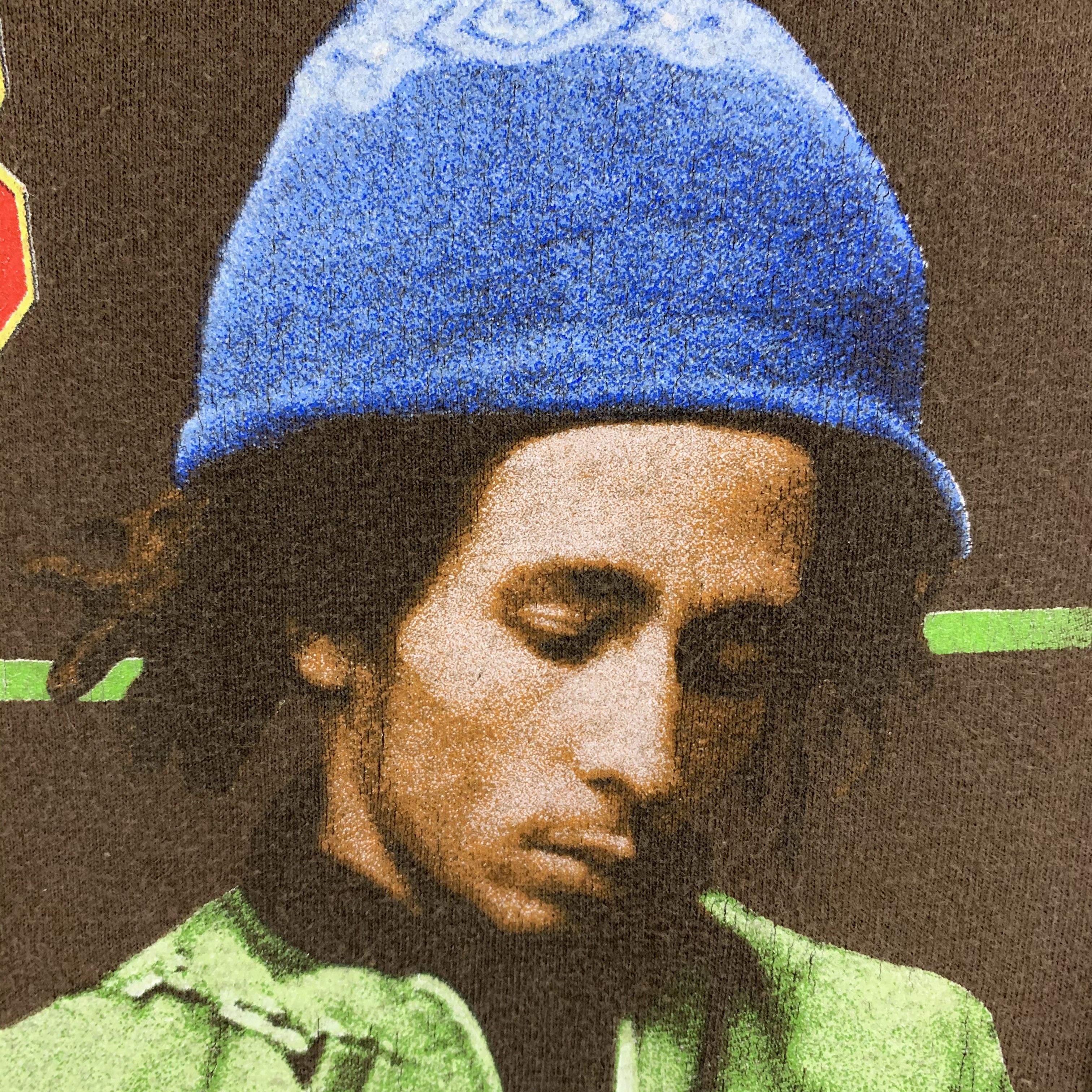 Band Tees × Bob Marley × Vintage Bob marley no more trouble vintage shirt Size US L / EU 52-54 / 3 - 4 Thumbnail