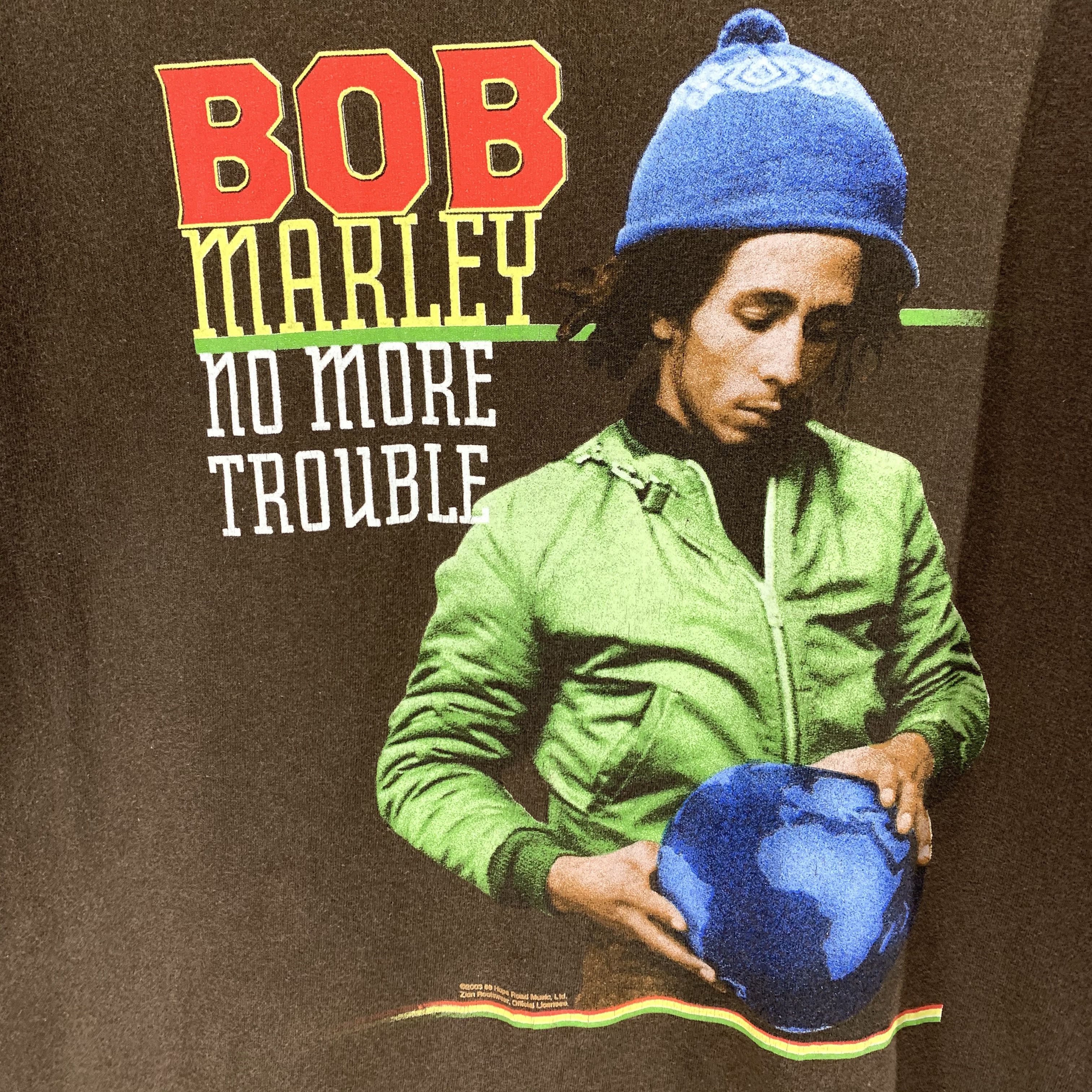 Band Tees × Bob Marley × Vintage Bob marley no more trouble vintage shirt Size US L / EU 52-54 / 3 - 3 Thumbnail
