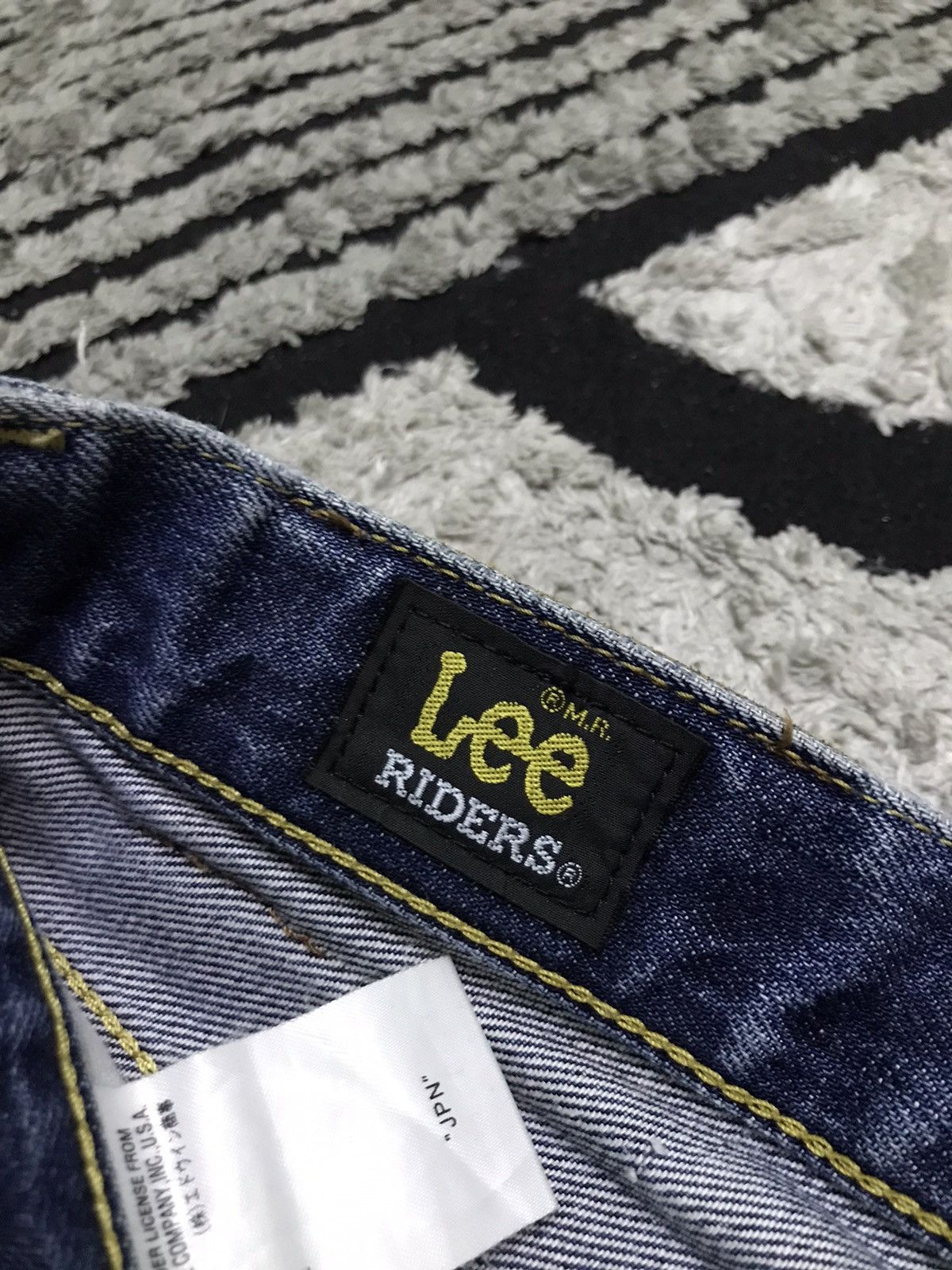 Lee 30x29 Vintage Lee riders art paint blue denim jeans Size US 30 / EU 46 - 5 Thumbnail