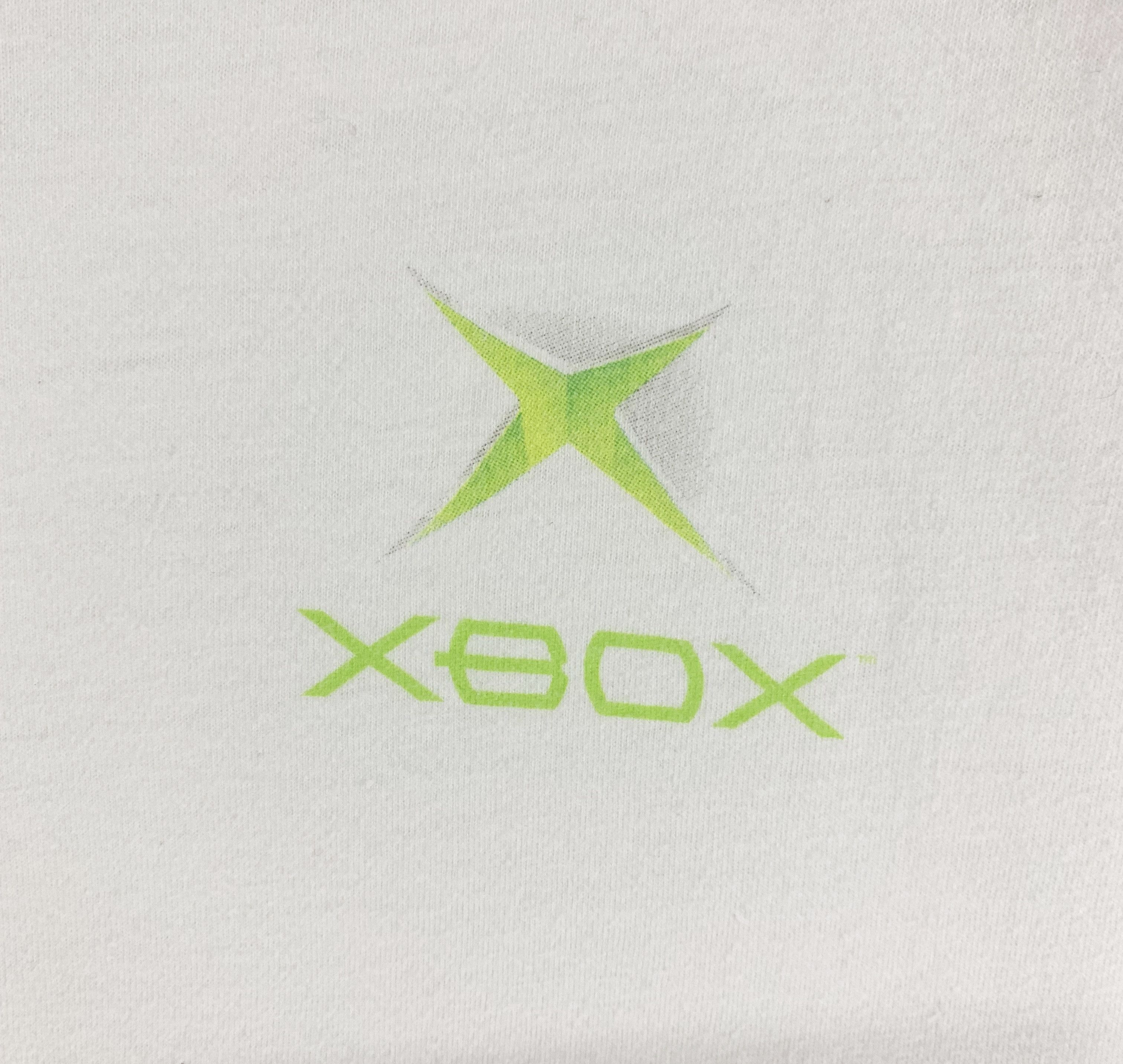 Playstation × Vintage Xbox Logo Microsoft Gaming Console promo vintage 2001 tee Size US XL / EU 56 / 4 - 4 Thumbnail