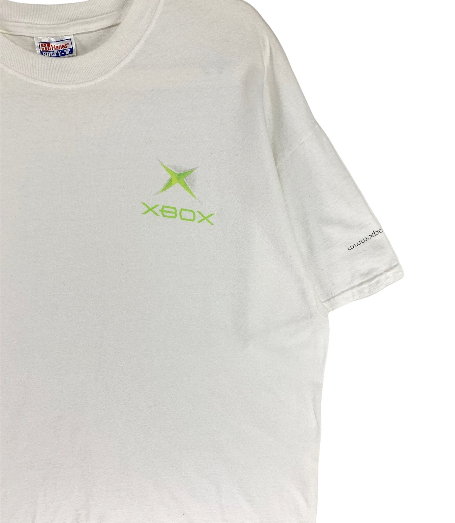 Playstation × Vintage Xbox Logo Microsoft Gaming Console promo vintage 2001 tee Size US XL / EU 56 / 4 - 3 Thumbnail