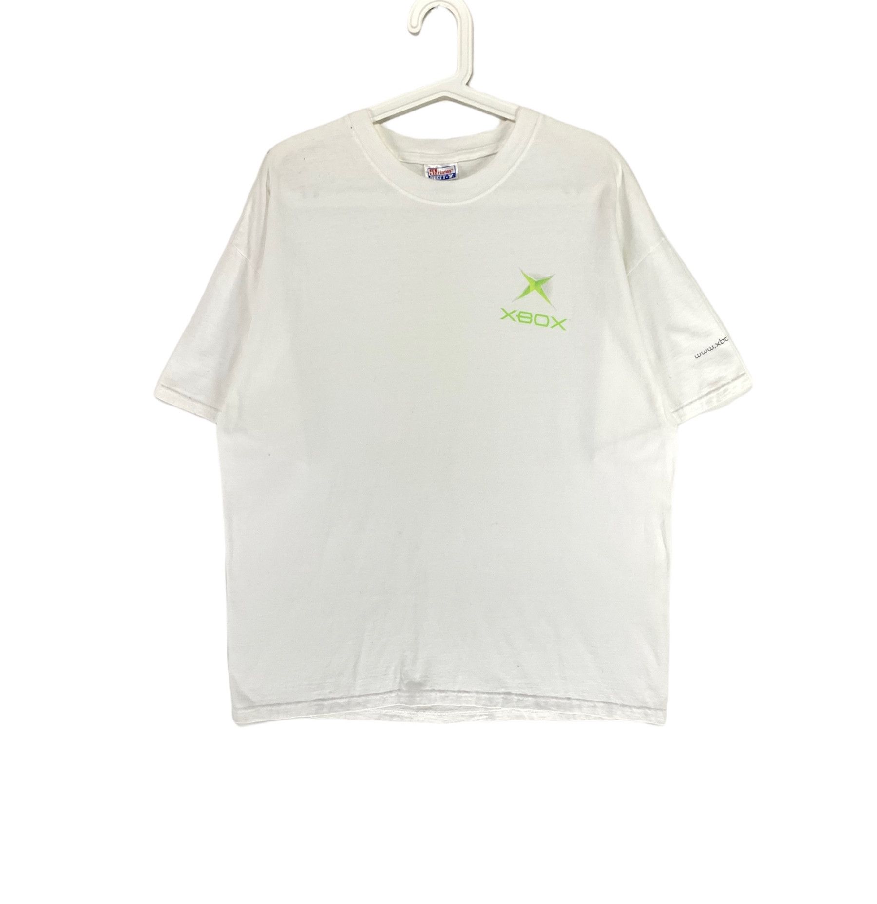 Playstation × Vintage Xbox Logo Microsoft Gaming Console promo vintage 2001 tee Size US XL / EU 56 / 4 - 1 Thumbnail