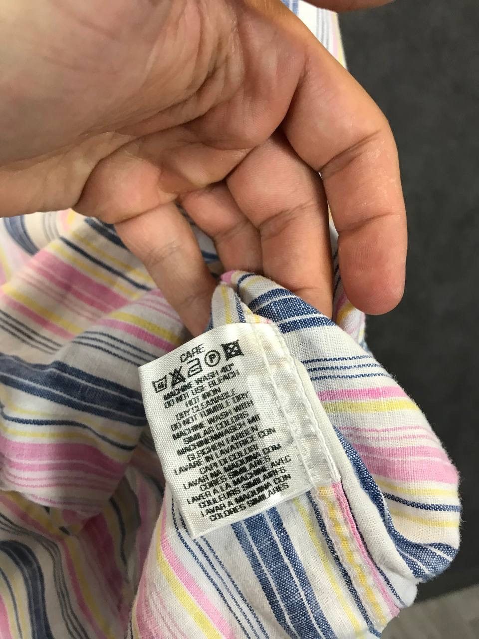 Gant Gant striped multicolor linen shirt Size US XL / EU 56 / 4 - 5 Thumbnail