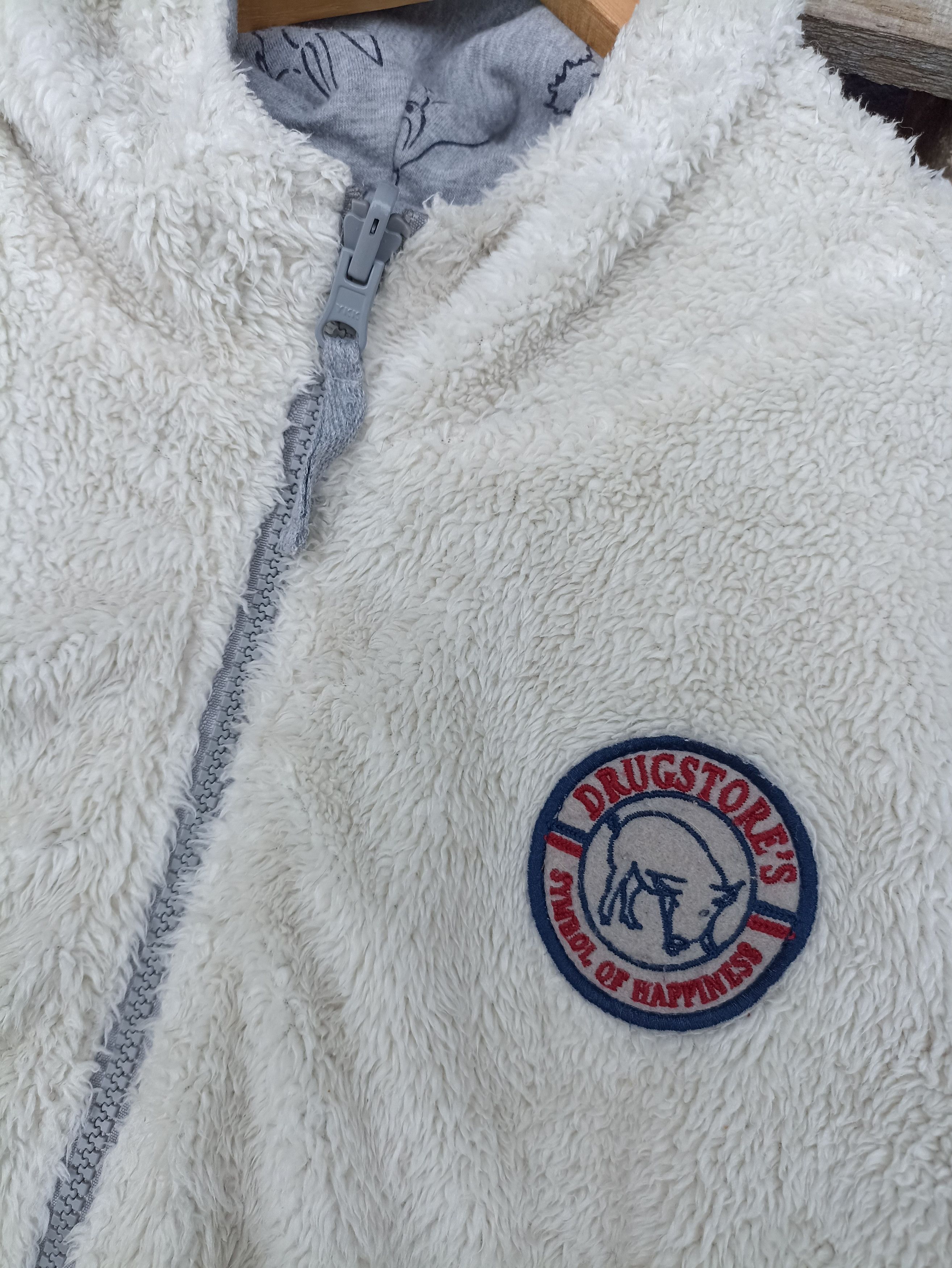 Japanese Brand × Vintage Drugstore Reversible Pile fleece Size US M / EU 48-50 / 2 - 5 Thumbnail