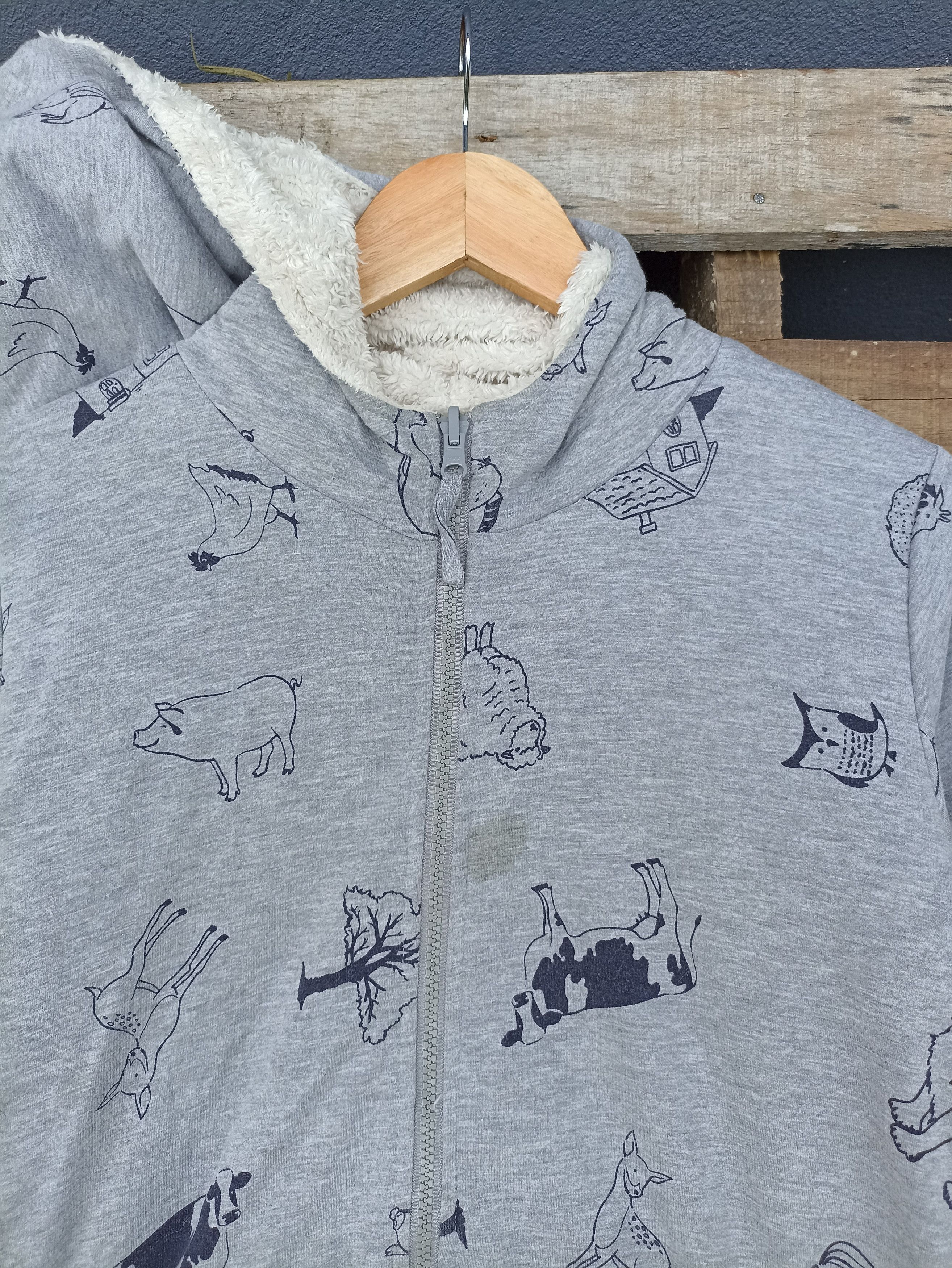 Japanese Brand × Vintage Drugstore Reversible Pile fleece Size US M / EU 48-50 / 2 - 2 Thumbnail