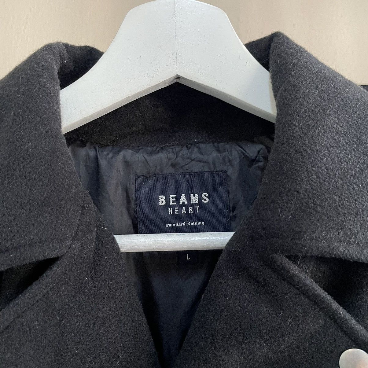 Beams Plus × Beauty Beast × Japanese Brand 💥BEAMS ZIPPER JACKET DOUBLE COLLAR BIKER STYLE Size US M / EU 48-50 / 2 - 9 Thumbnail