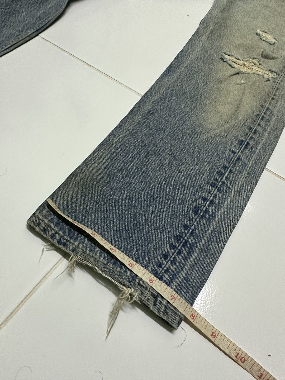 Levi's 30x27 Vintage Levi’s 501 button 552 rusty wash denim jeans Size US 30 / EU 46 - 11 Thumbnail