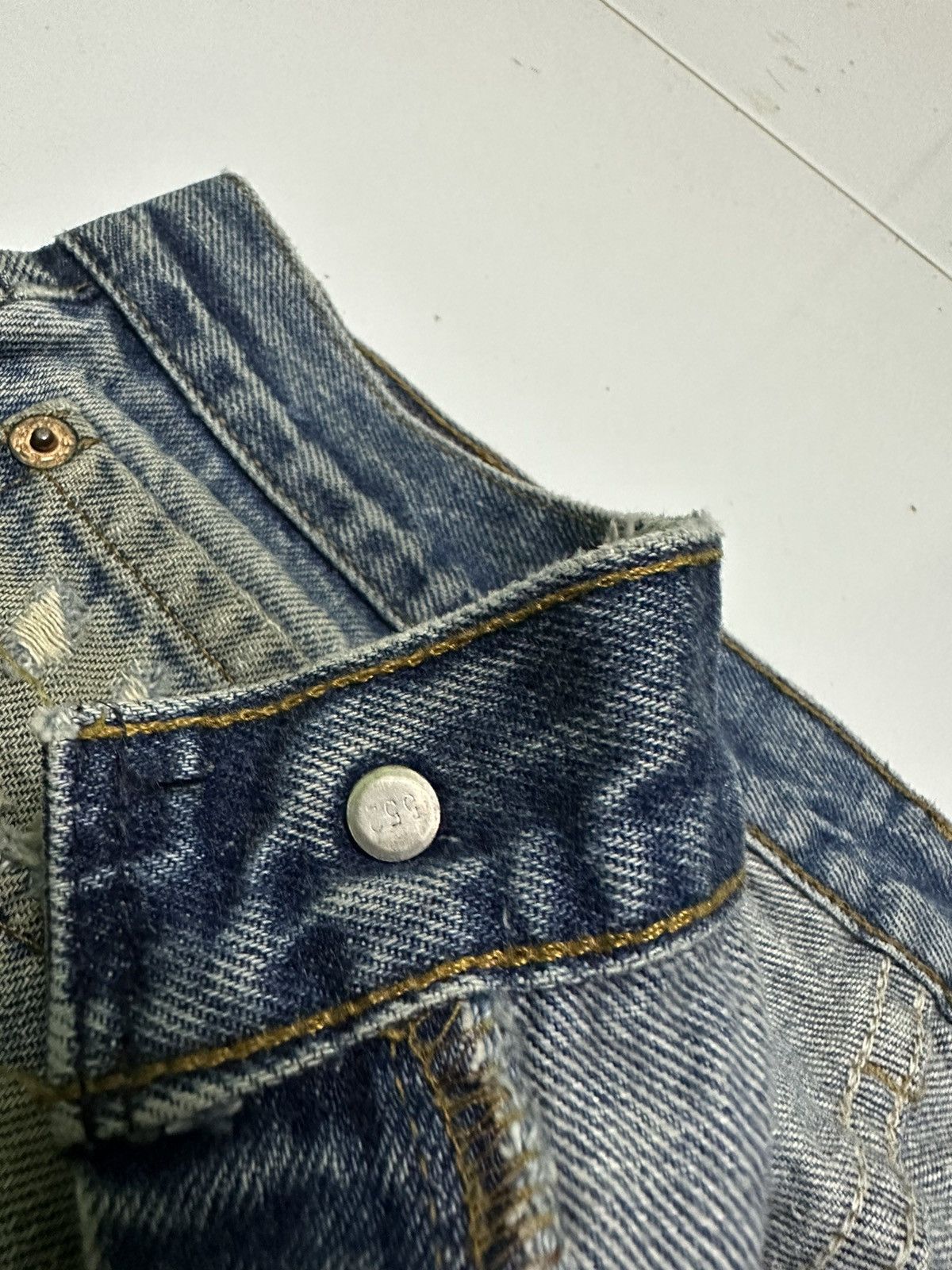 Levi's 30x27 Vintage Levi’s 501 button 552 rusty wash denim jeans Size US 30 / EU 46 - 6 Thumbnail