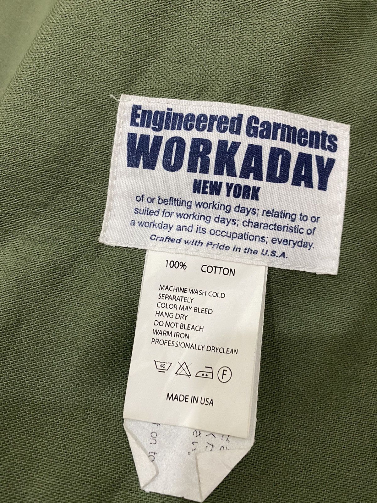 Engineered Garments 🔥ENGINEREED GARMENTS WORKADAY RIPSTOP BEDFORD JACKET Size US M / EU 48-50 / 2 - 15 Thumbnail
