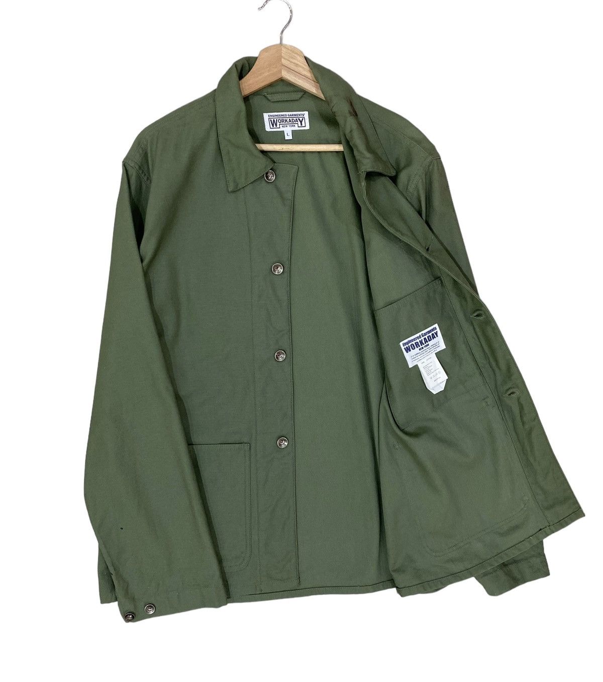Engineered Garments 🔥ENGINEREED GARMENTS WORKADAY RIPSTOP BEDFORD JACKET Size US M / EU 48-50 / 2 - 2 Thumbnail