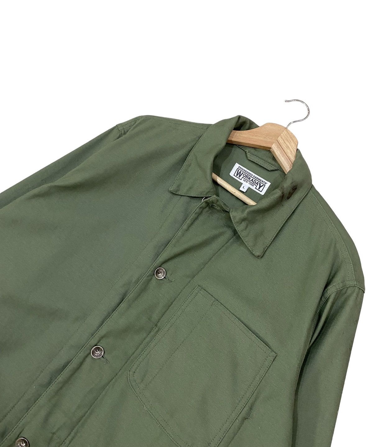 Engineered Garments 🔥ENGINEREED GARMENTS WORKADAY RIPSTOP BEDFORD JACKET Size US M / EU 48-50 / 2 - 5 Thumbnail