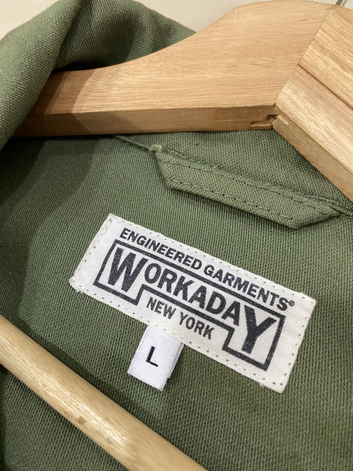 Engineered Garments 🔥ENGINEREED GARMENTS WORKADAY RIPSTOP BEDFORD JACKET Size US M / EU 48-50 / 2 - 14 Thumbnail