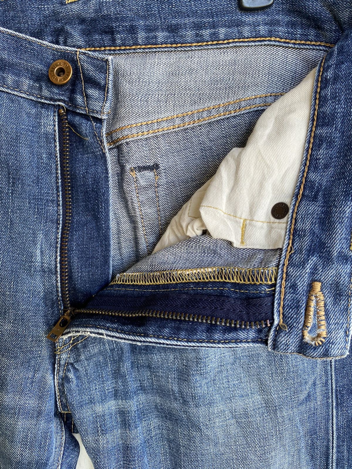 Edwin × Vintage Edwin Selvedge Jeans 505xxx Size US 30 / EU 46 - 8 Thumbnail