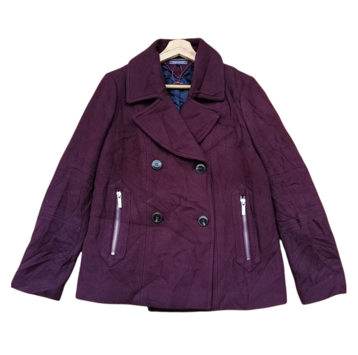 Designer × Tommy Hilfiger Tommy Hilfiger Double Breasted Wool Jacket Size US XS / EU 42 / 0 - 2 Thumbnail