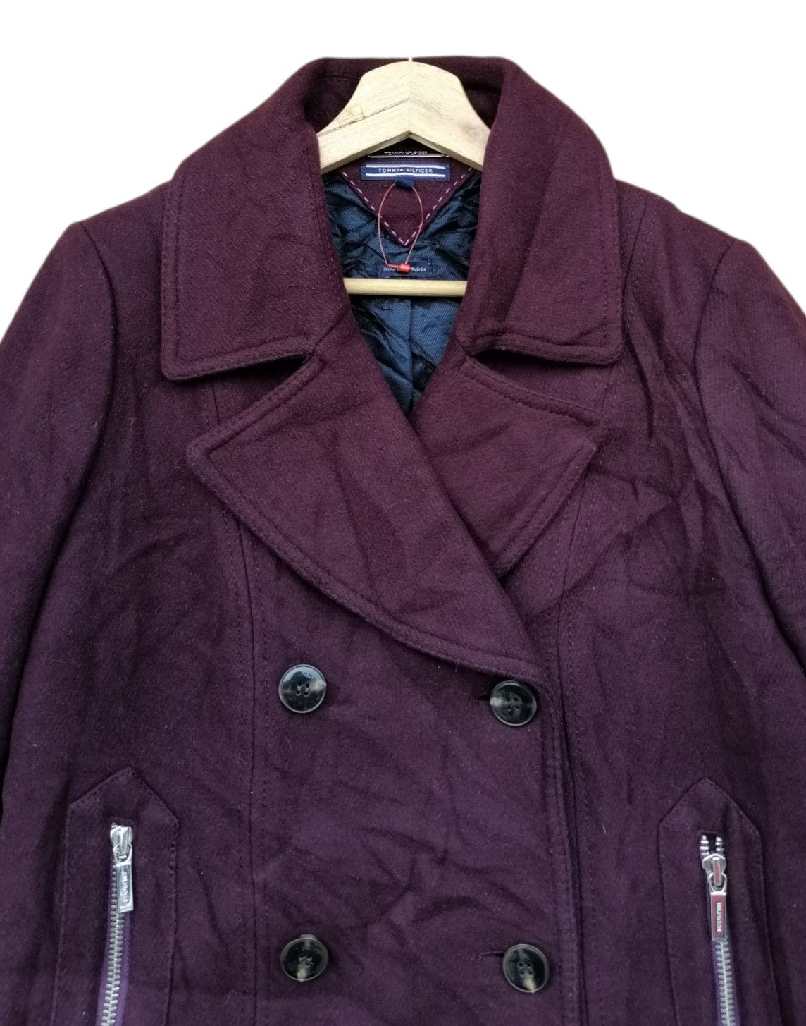 Designer × Tommy Hilfiger Tommy Hilfiger Double Breasted Wool Jacket Size US XS / EU 42 / 0 - 4 Thumbnail