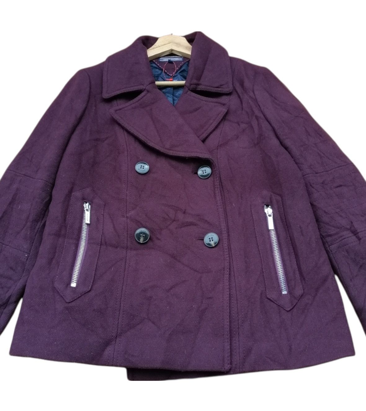 Designer × Tommy Hilfiger Tommy Hilfiger Double Breasted Wool Jacket Size US XS / EU 42 / 0 - 3 Thumbnail