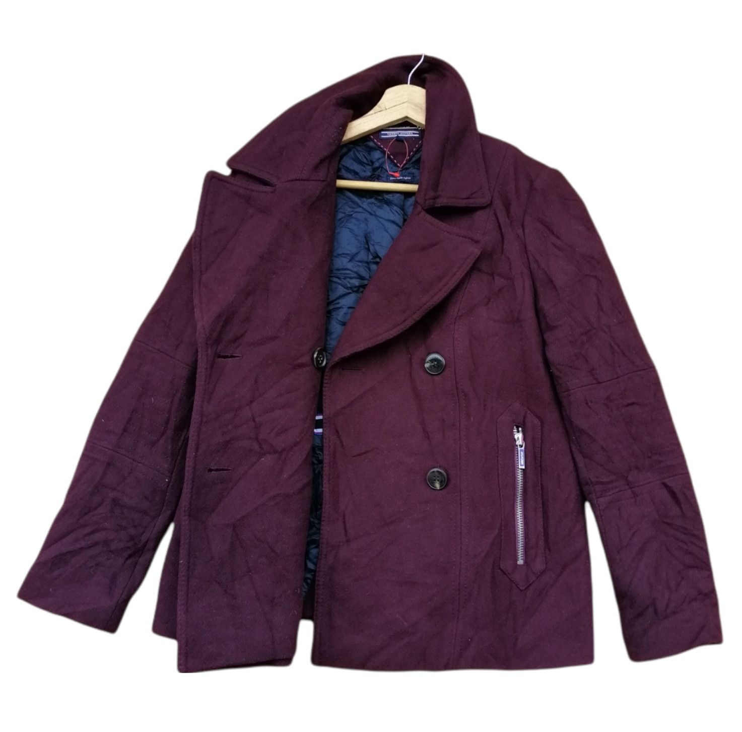 Designer × Tommy Hilfiger Tommy Hilfiger Double Breasted Wool Jacket Size US XS / EU 42 / 0 - 10 Thumbnail