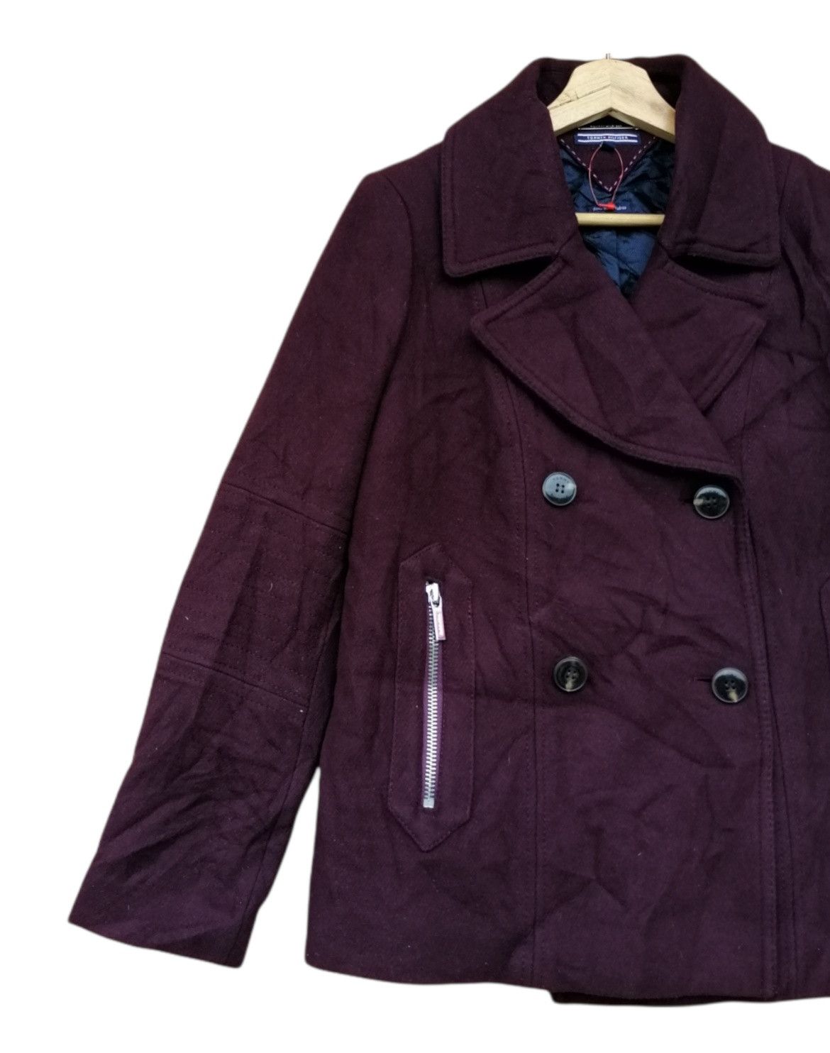Designer × Tommy Hilfiger Tommy Hilfiger Double Breasted Wool Jacket Size US XS / EU 42 / 0 - 6 Thumbnail