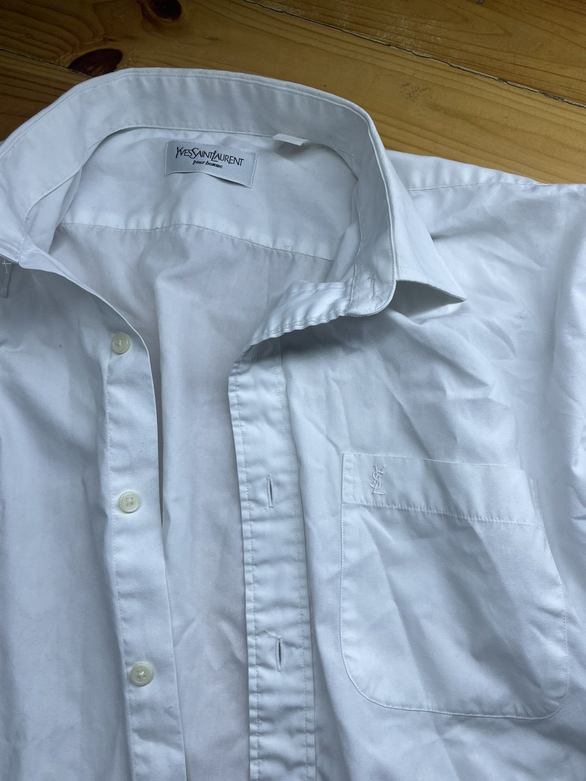 Yves Saint Laurent Vintage YSL Yves Saint Laurent Shirt Luxury Size US M / EU 48-50 / 2 - 2 Thumbnail