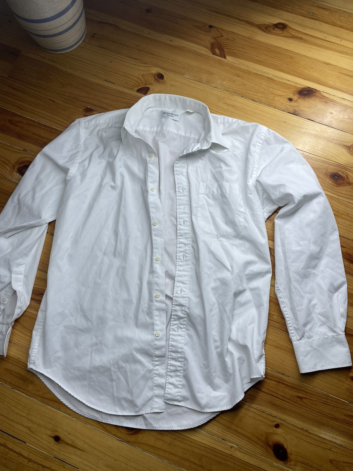 Yves Saint Laurent Vintage YSL Yves Saint Laurent Shirt Luxury Size US M / EU 48-50 / 2 - 1 Thumbnail