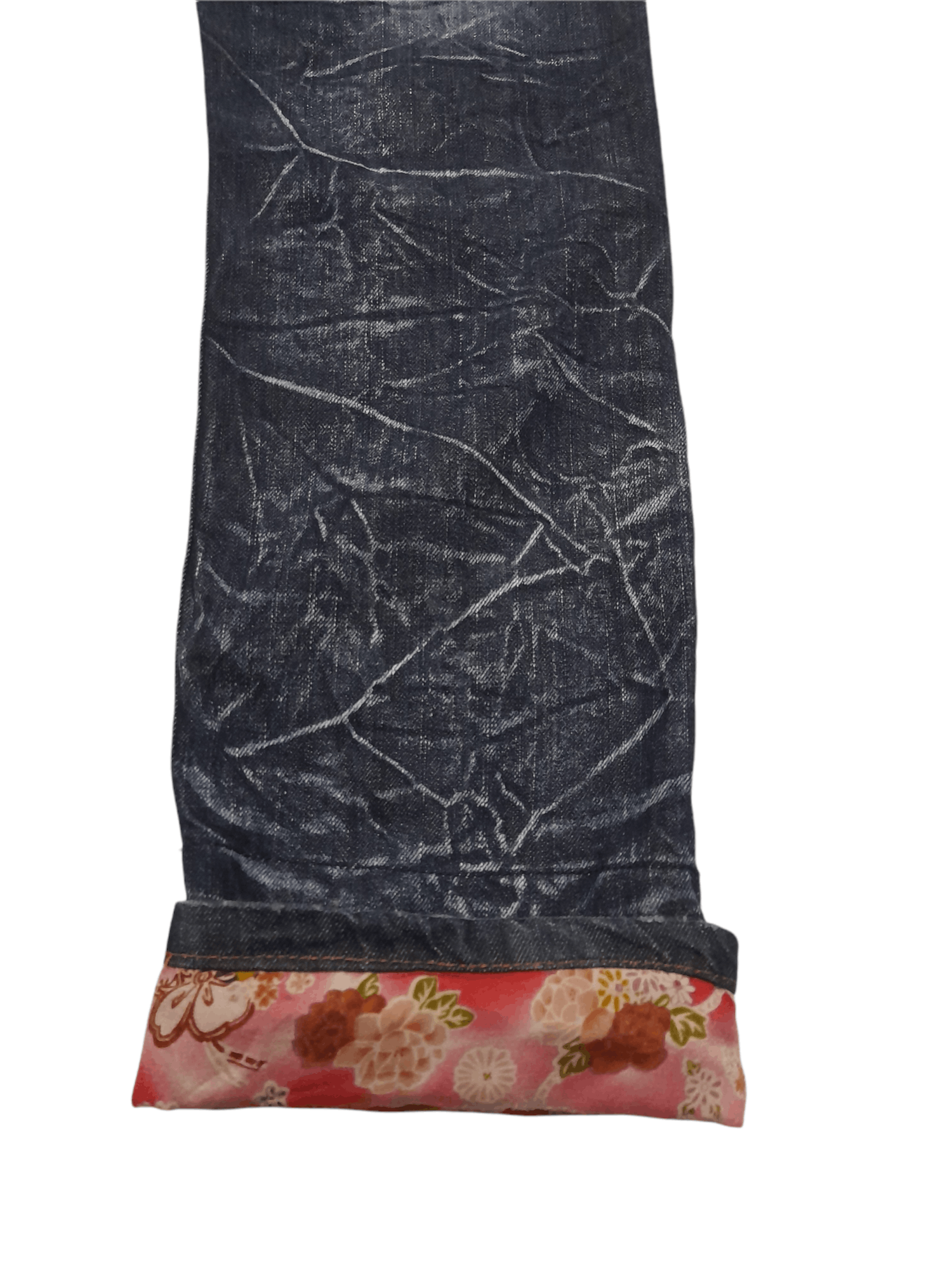 Japanese Brand NYLAUS Japan Cultural Art Double Belt Denim (D850) w31 Size US 31 - 2 Thumbnail