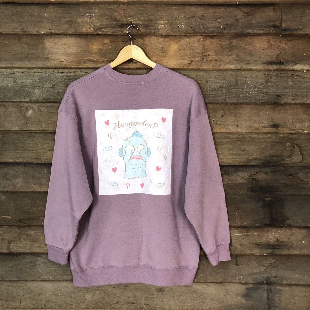 image of Sanrio Character Vintage Purple Sweathshirt 316B, Men's (Size XL)