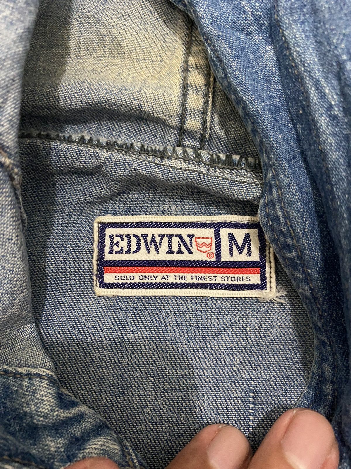 Edwin × Vintage Vintage 90s Edwin Workwear Hoodie Jacket Size US M / EU 48-50 / 2 - 6 Thumbnail