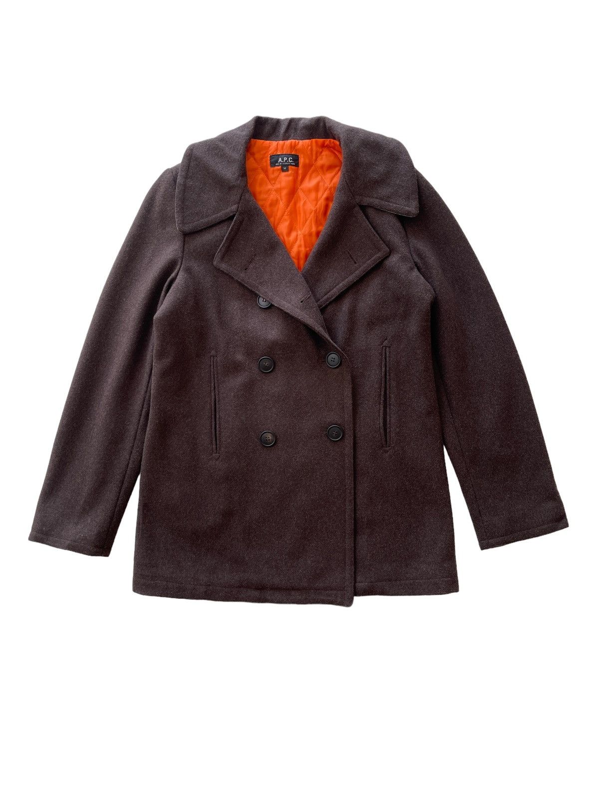 A.P.C. A.P.C Double Breasted Womens Coat Jacket Size M / US 6-8 / IT 42-44 - 2 Thumbnail