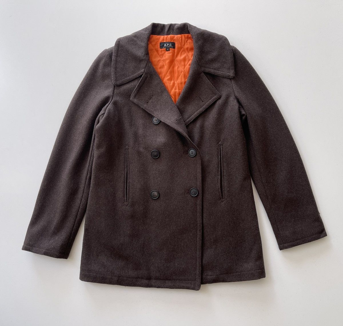 A.P.C. A.P.C Double Breasted Womens Coat Jacket Size M / US 6-8 / IT 42-44 - 4 Thumbnail
