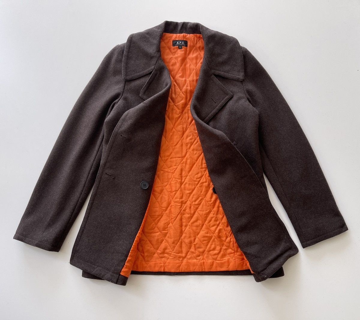 A.P.C. A.P.C Double Breasted Womens Coat Jacket Size M / US 6-8 / IT 42-44 - 3 Thumbnail