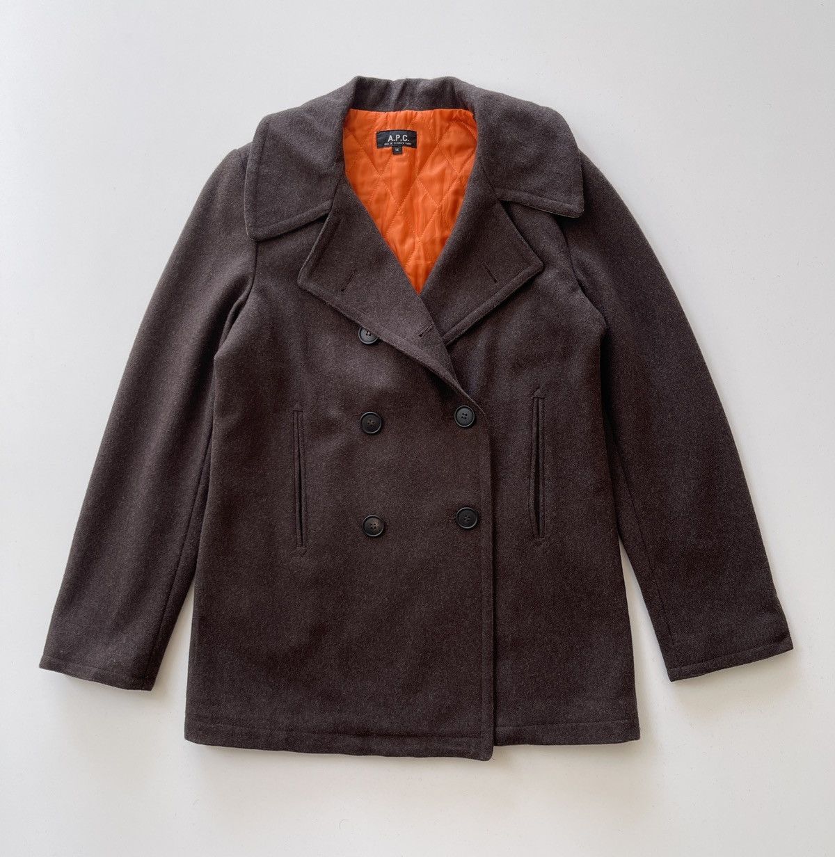 A.P.C. A.P.C Double Breasted Womens Coat Jacket Size M / US 6-8 / IT 42-44 - 6 Thumbnail