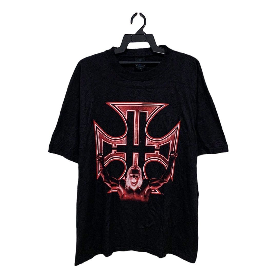 image of Hollywod x Vintage Wwe Superstar Triple H Shirt in Black, Men's (Size XL)