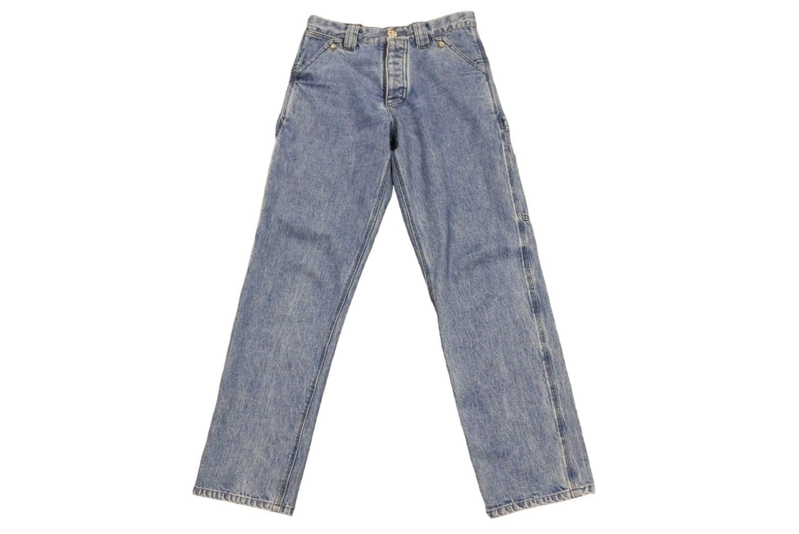 Image of Chrome Hearts Denim Carpenter Pants in Blue, Men's (Size 30)