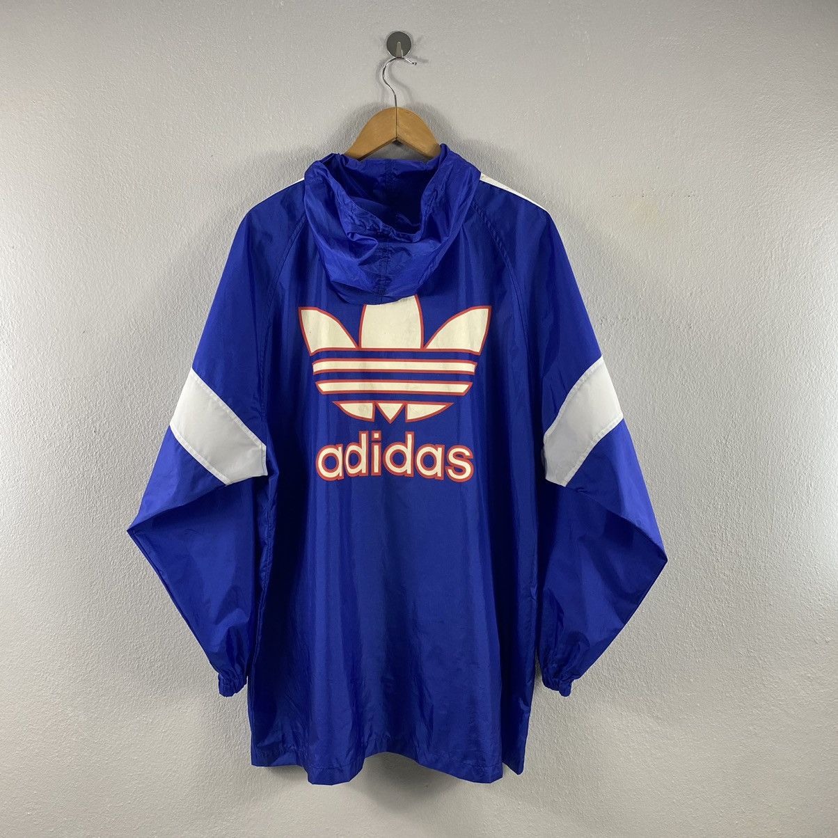 Vintage 90s Adidas Trefoil Descente Light Windbreaker Jacket