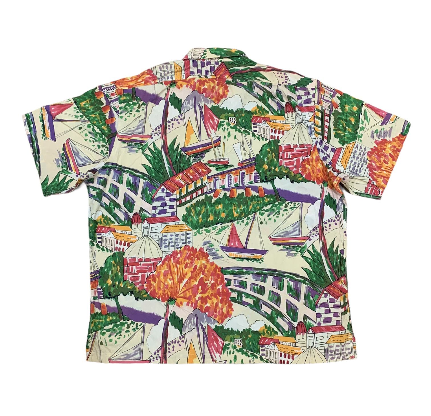 Polo Ralph Lauren × Vintage VINTAGE FULL PRINT POLO RALPH LAUREN BUTTON UPS Size US XL / EU 56 / 4 - 6 Thumbnail